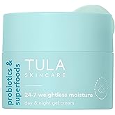 TULA Skin Care 24-7 Weightless Moisture Hydrating Day & Night Cream - Anti-Aging Lightweight Gel Cream Moisturizer for Face, Contains Watermelon & Blueberry Extract
