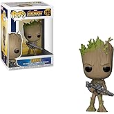 Funko POP! Marvel: Avengers Infinity War - Groot with Blaster | Official Merch - Collectable Vinyl Figurine for Shelf Display - Birthday Gift Idea for Fans and Collectors