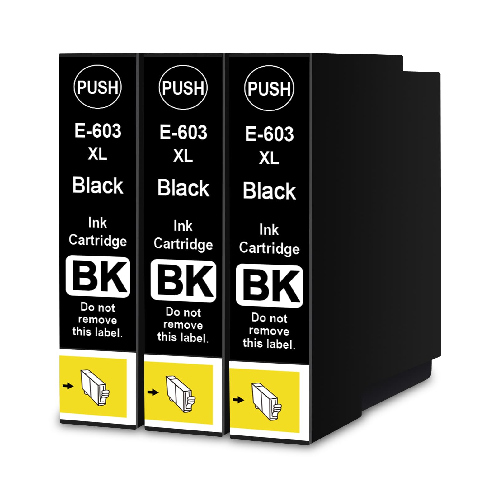 XemaX XP-4150 XP-3150 XP4155 XP2150 603XL Ink Cartridges Black Replacement for Epson 603 XL Ink Cartridges Black for Epson XP2100 XP-2100 XP3100 WF2830 WF2810 XP4100 XP2105 XP3105 XP4105 WF2835 WF2850