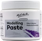 Mont Marte Modelling Paste 500ml White for Texture 3D Effects view 1