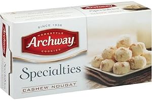 Archway Cookies, Cashew Nougat Cookies, 6 Ounce