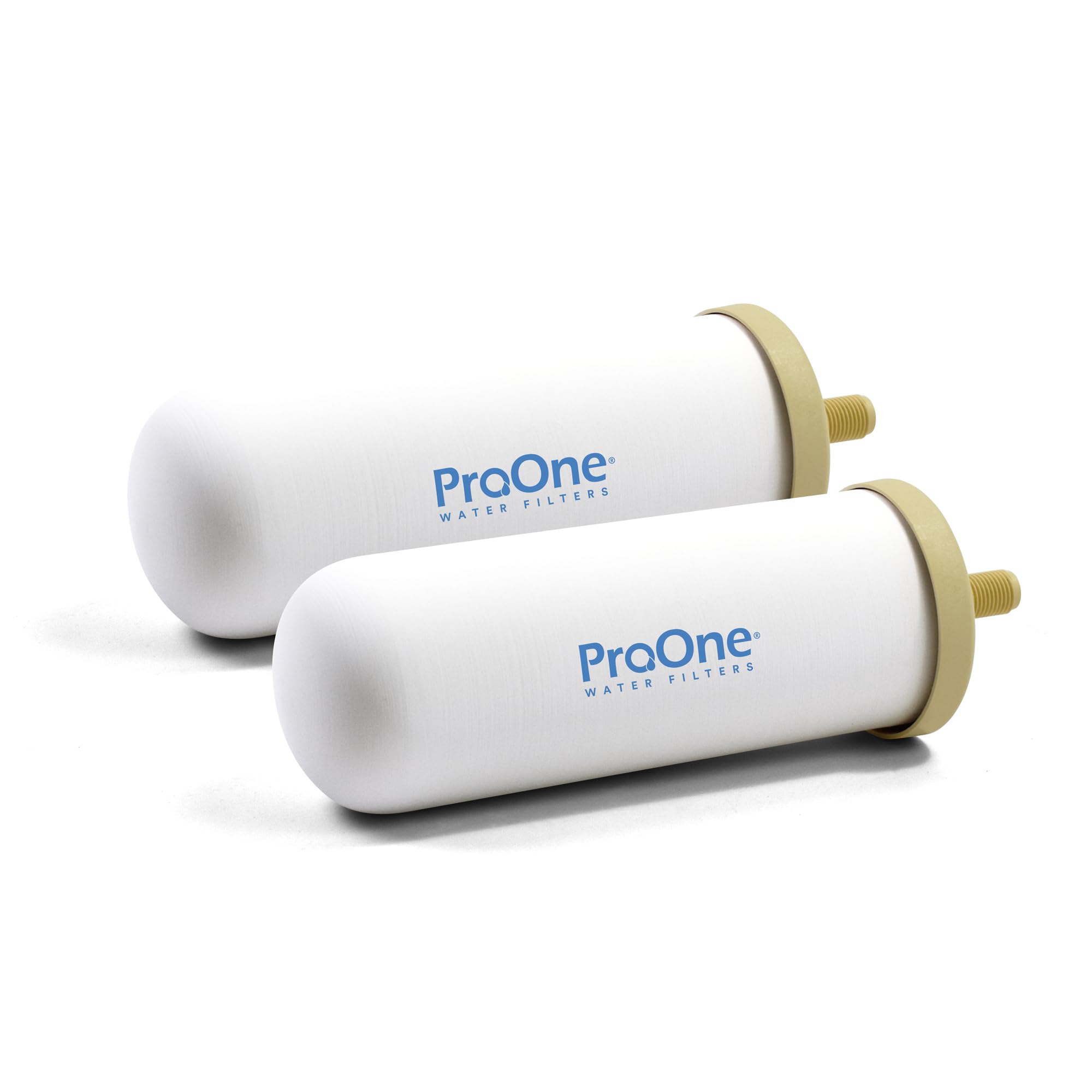 Photo 1 of ProOne G-Series 7-Inch Gravity Filter Replacement 2-Pack - Universally Compatible with Gravity Water Filtration Systems - NSF/ANSI Certified to Reduce Lead, Microplastics, & Total PFAS (2-Pack)