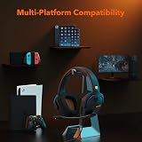 NUBWO PS4 Xbox One Gaming Headset 50mm Neodymium Mic In-Line Volume Mute N16 view 5