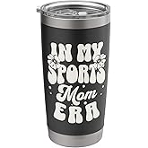 In my sports mom era Stainless Steel Insulated Tumbler