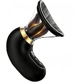Upgrade Waterproof Compact Massager with Digital Display, APP Control Black | Small Portable Handheld Massager Gun, Back and Neck Massager for Pain Relief, Birthday Gifts, Waterproof Black