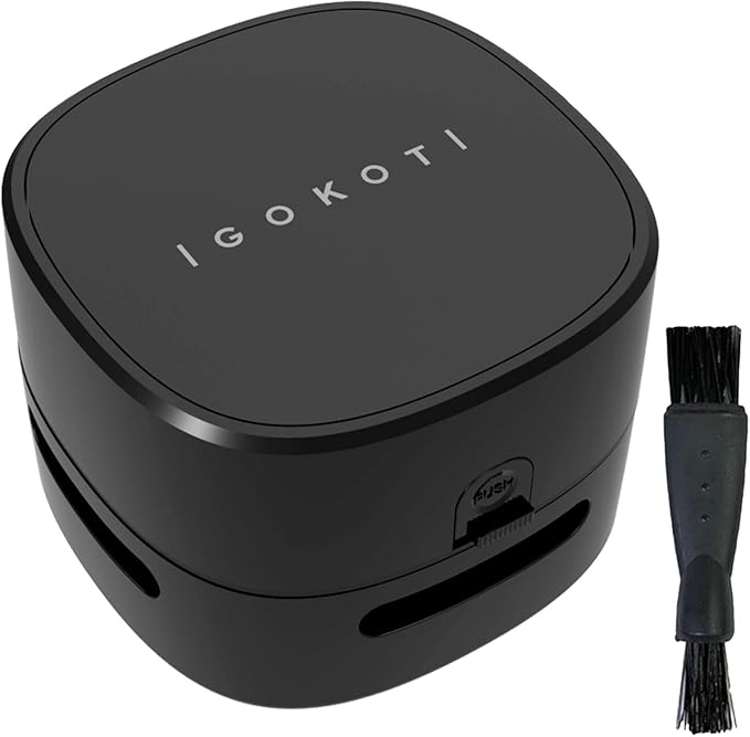 IGOKOTI Mini Hoover, Mini Vacuum Cleaner, Table Hoover for Desktop