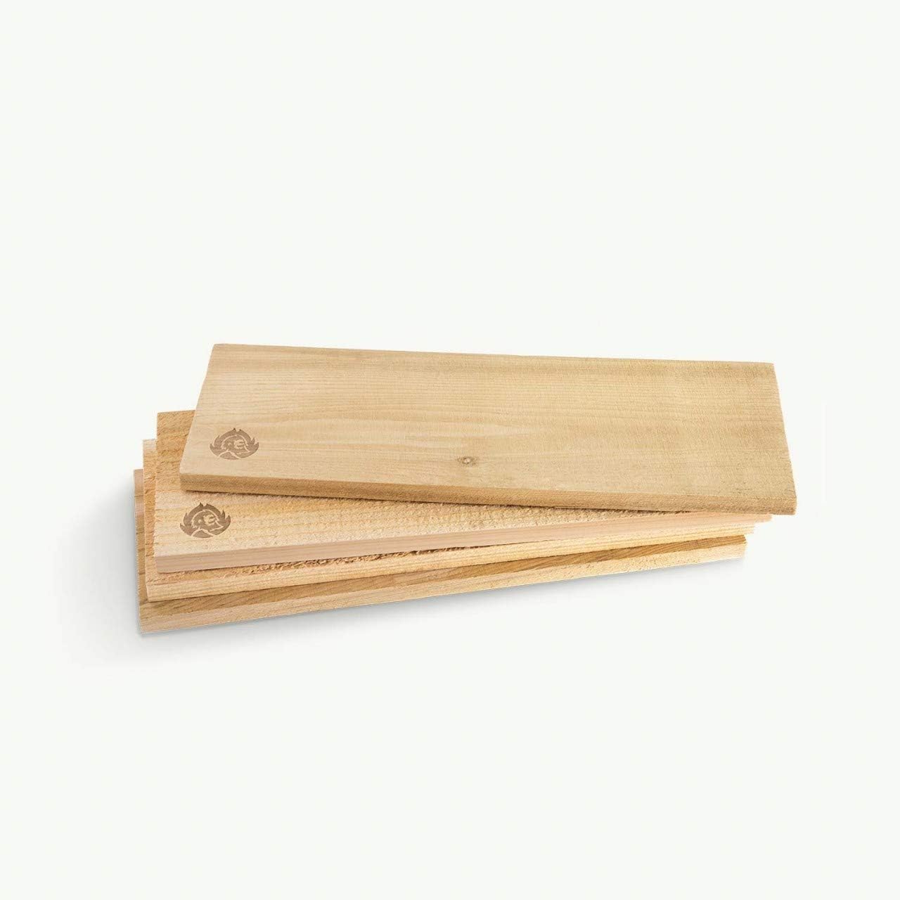Grilling Planks Made of Canadian Cedar Wood | Barbecue Boards, Smoking Planks Set (Smooth and Rough Surface) Untreated, Smoke Aroma - Set of 4