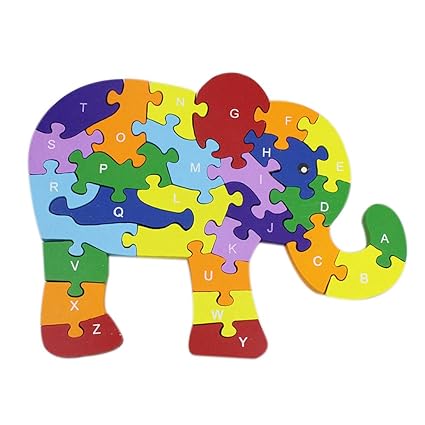 elephant alphabet puzzle