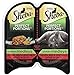 Sheba Perfect PORTIONS Garden Medleys Wet Cat Food Trays (24 Count, 48 Servings), Chicken, Beef & Vegetables Entrée in Gravy, Easy Peel Twin-Pack Trays