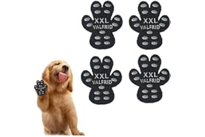 VALFRID Dog Paw Anti-Slip Grips to Keeps Dogs from Slipping On Hardwood Floors,Best for Summer Hot Pavement,Self Adhesive Resistant Dog Shoes Booties Socks Replacement XXL 24 Pieces