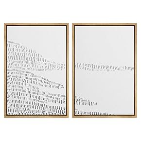 SIGNWIN 2 Piece Framed Canvas Wall Art Nordic...
