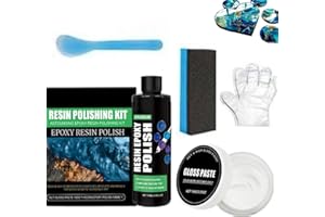 Epoxy Resin Polishing Kit, Resin Polishing Compound, Scratching Set Epoxy Resin Sanding, Home Artwork Polishing, Rubbing Comp