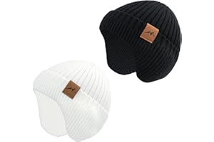 POXIMI Baby Boy Winter Hat Toddler Warm Beanie Girl Knit Hats with Earflap Kid Cute Earmuffs