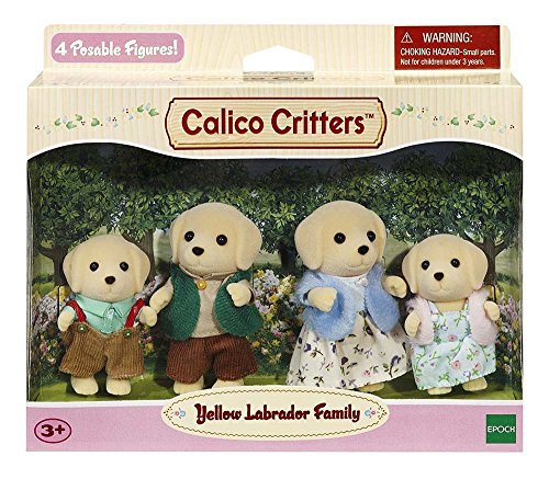 Calico Critters Yellow Lab Family