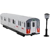 Daron MTA Diecast Subway Car Silver Medium