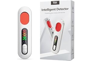 EEland Hidden Camera Detector - Bug Detector & Anti - Spy Camera Finder, GPS Tracker Detector, Hidden Device Detector, Portable Scanner for Travel, Car, Hotels, Home, Office, White