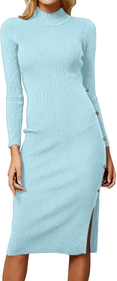 vestito rosso lungo invernale