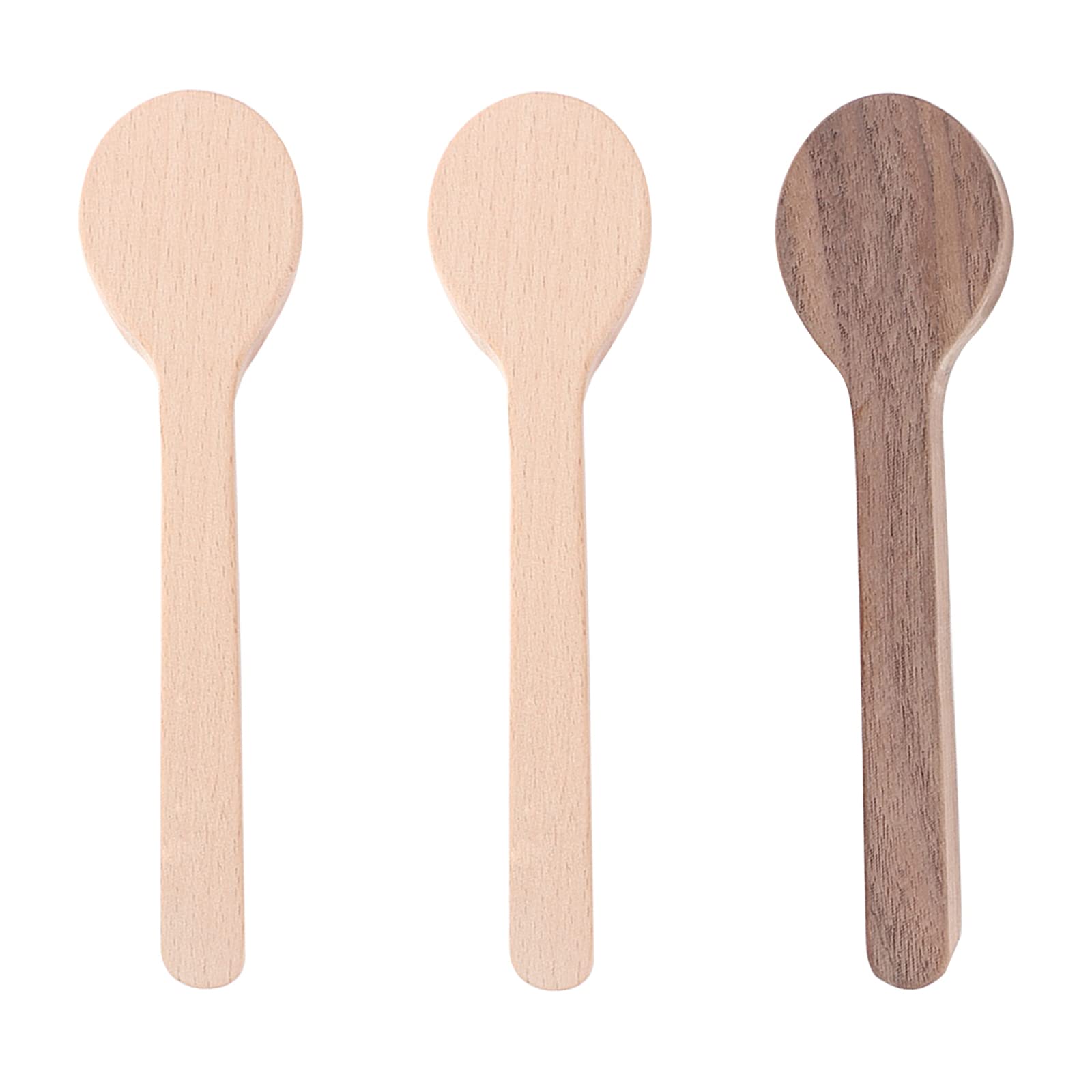 3 Pcs Wood Carving Spoon Unfinished Soft Wooden Carving Blocks for Carving and Whittling for Your First Attempt and Create Personalized Wooden Crafts