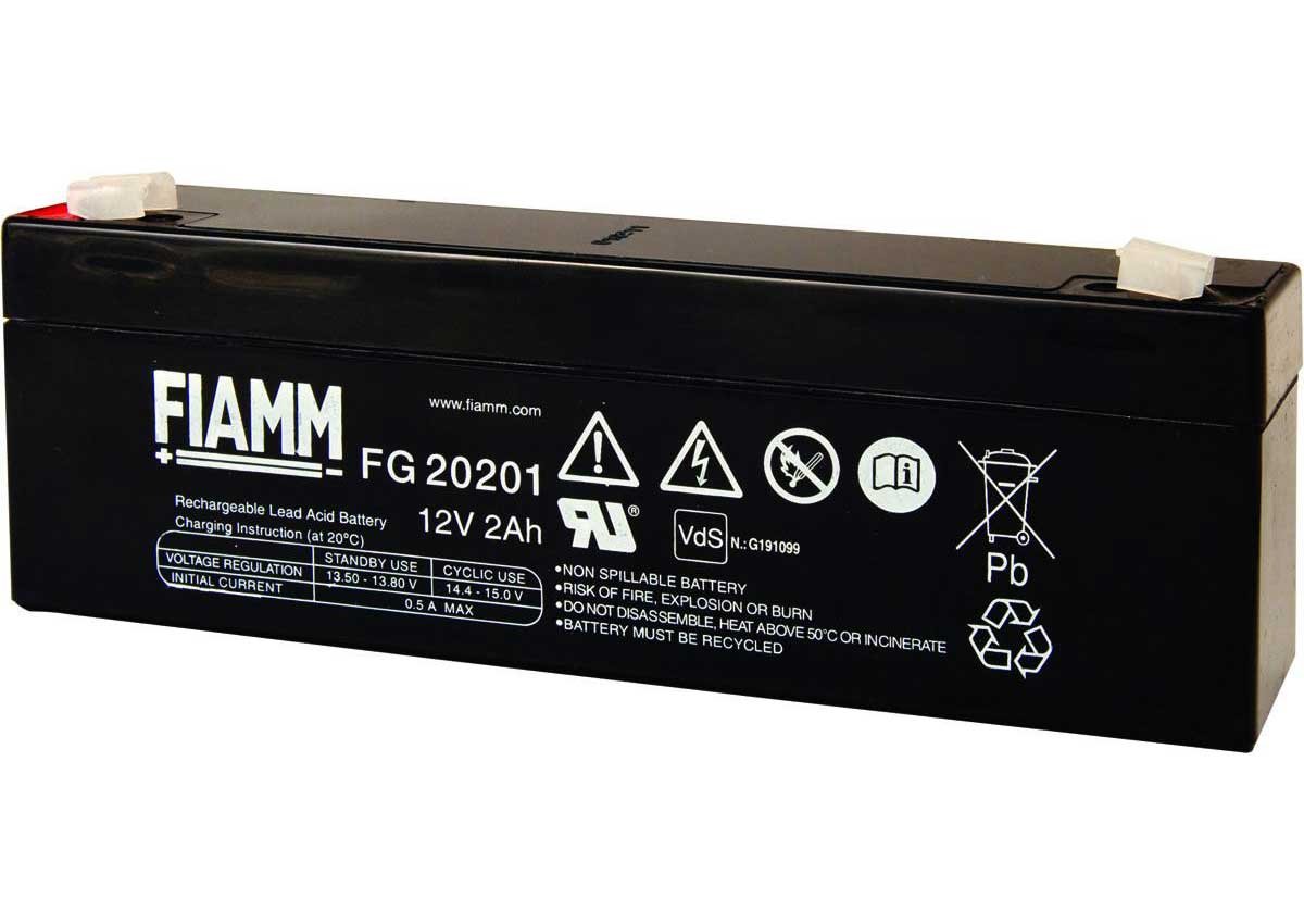 Fiamm FG20201 2Ah 12V Battery UPS