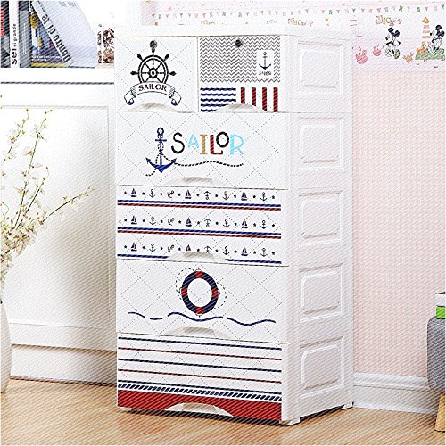 Buy Thetickletoe Plastic Cute Sailor Print Cartoon Chest Of