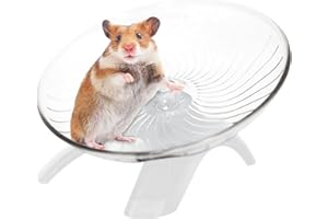 Kakalote Hamster Wheel, Hermit Crab Climbing Toys Silent Running Exercise Wheel, Small Animal Exercise Wheels Hermit Crabs Wheel for Hamsters, Gerbils, Hermit Crab Small Cage