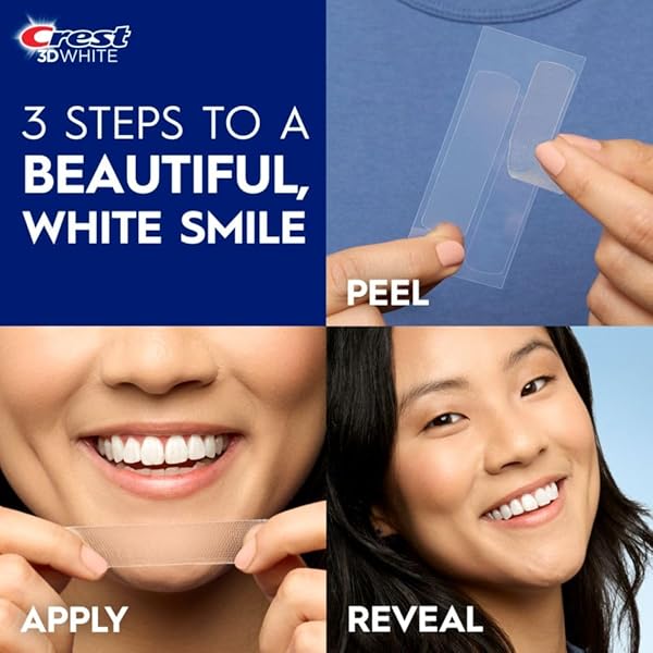 CREST 3D LUXE PROFESSIONAL EFFECTS PLUS CREST 3D WHITE STRIPS TEETH WHITENING KIT, 22 COUNT