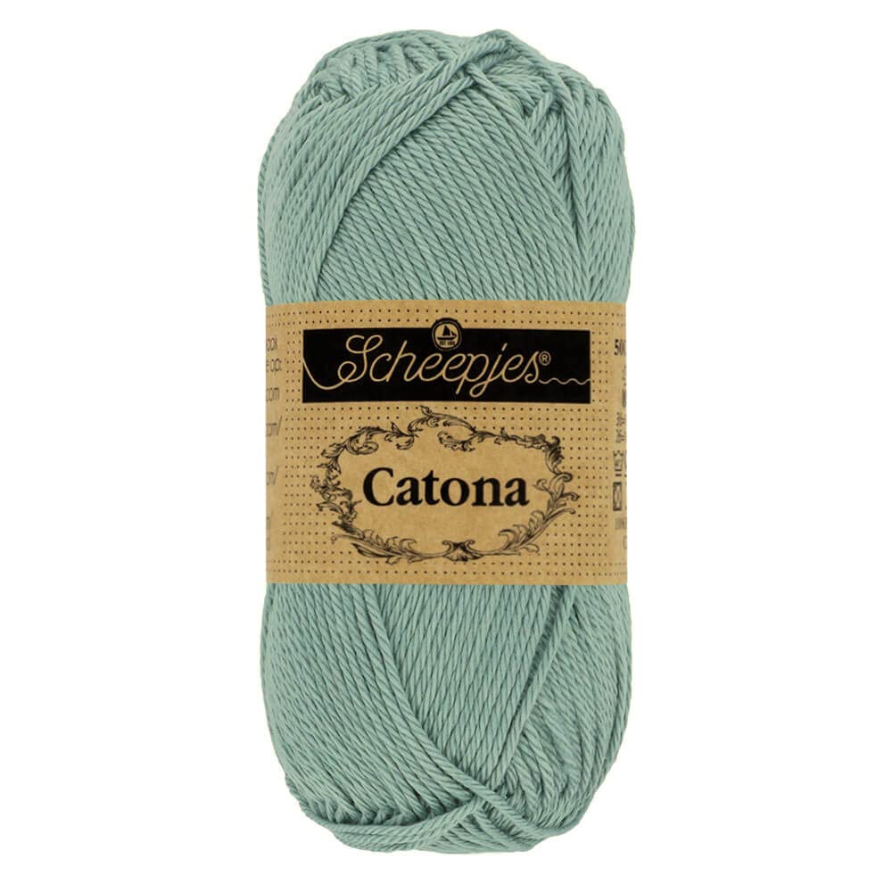 Scheepjes - Scheepjes Catona 528 Silver Blue Yarn - 1x10g
