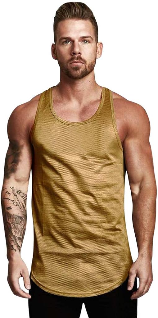 Men Athletic Workout Tank Top 
