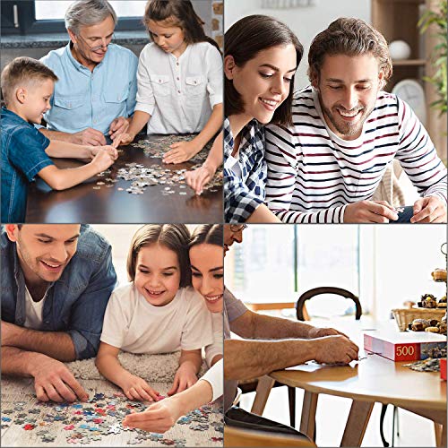 CETECK 500 Piece Large Jigsaw Puzzle for Adults Kids - 500 pc Dream Landscape Jigsaw Puzzle Game Interesting Toys - Hand Made Puzzles Personalized Gift(BKCN-20)