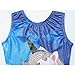 DAXIANG Unicorn Leotards for Girls Gymnastics Biketards Sparkle Unicorn Black and Blue