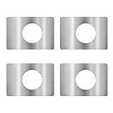 MOSECYOU Thicker Door Knob Plates, Door