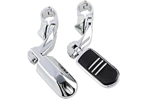 Pair 32mm 1 1/4" Highway Engine Guard Bar Highway Foot Pegs Rests Mount Kit Compatible with Harley Touring Road Electra Stree