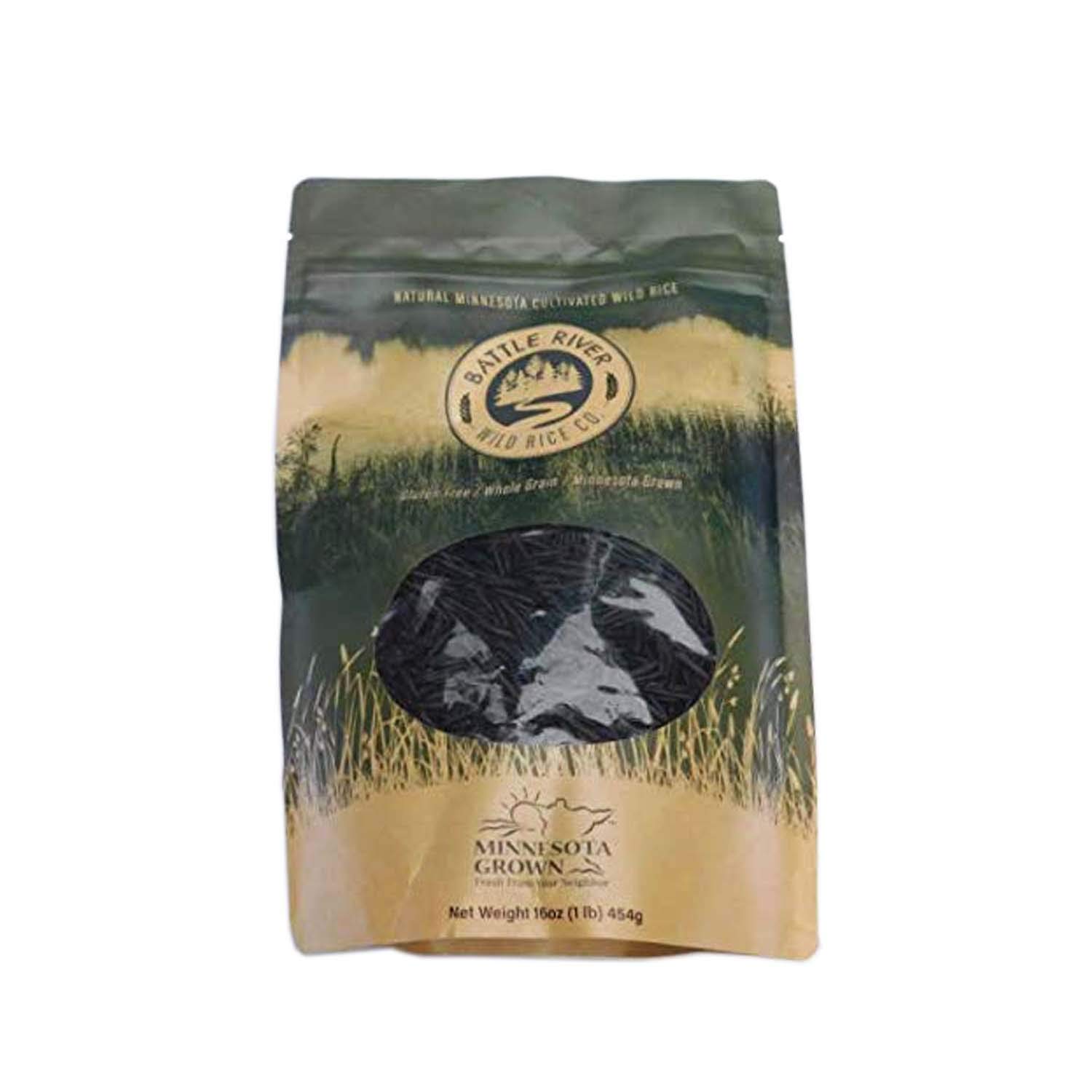 Native Minnesota Wild Rice 1 Full Pound Cultivated Gluten Free Grocery & Gourmet Food