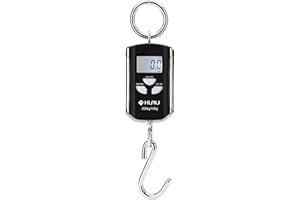 Klau Portable Fish Scale 200 kg / 400 lb Heavy Duty Digital Hanging Scales LCD Display with Backlight for Home Farm Market Hu