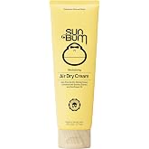 Sun Bum Revitalizing Air Dry Hair Cream for Anti Frizz Styling - 6 oz | Enriched with Banana Extract and Sunflower Oil, Vegan, Without Parabens, UV Protecting, Smoothes and Enhances Texture