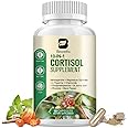 B BEWORTHS Cortisol Supplements for Women, 10-in-1 Cortisol Reducer Manager Supplements with Ashwagandha, Magnesium Glycinate, L-Theanine, Rhodiola, Non-GMO, 60 Vegan Capsules