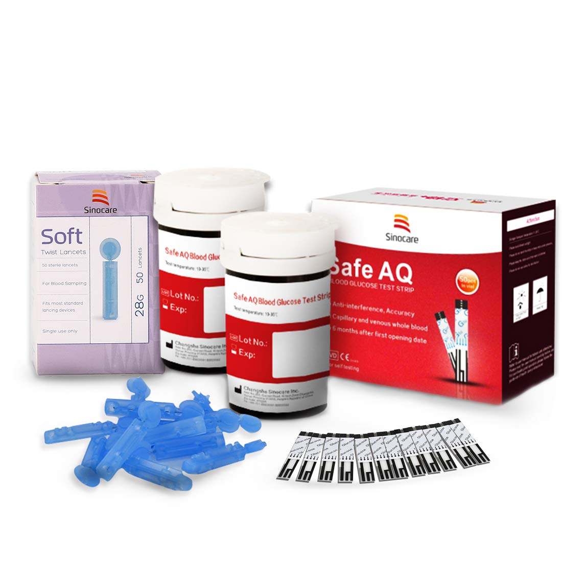 Sinocare 100 Perfume Testing Strips Paddle Cut Shape Paper Fragrance