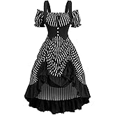 ROSE GAL Plus Size Renaissance Costume Womens Medieval Steampunk Pirate Ren Faire Dress