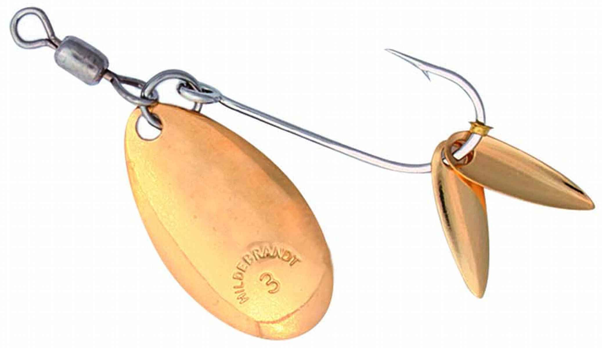 Hildebrandt 1FLG Flicker Spinner, Gold, 2Pack, 1/32-ounce