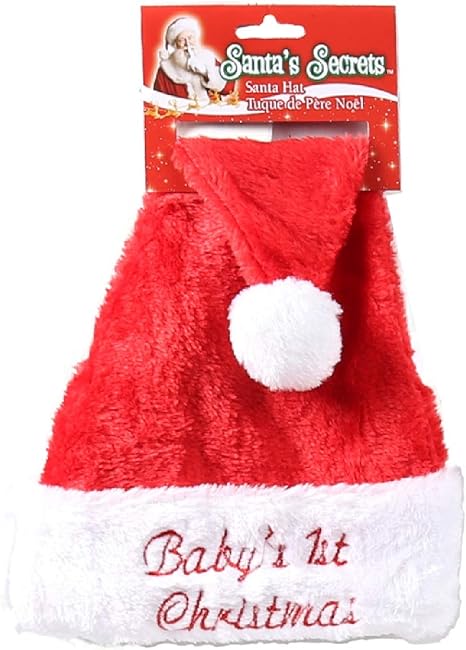 baby's 1st christmas santa hat