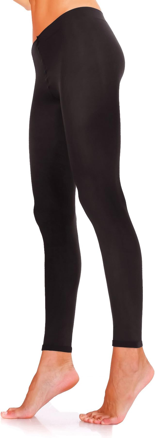 Lady Sofia Womens Opaque Footless Tights 100 Denier Full Length