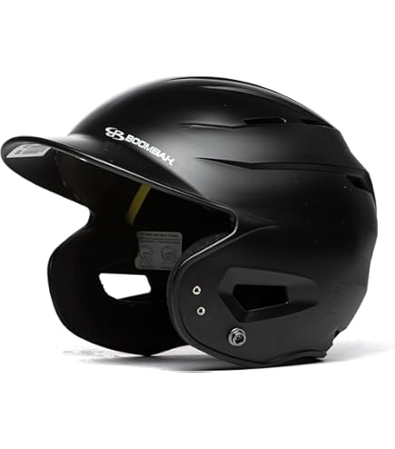 Amazon.com : Boombah DEFCON Batting Helmet Black/Columbia Blue