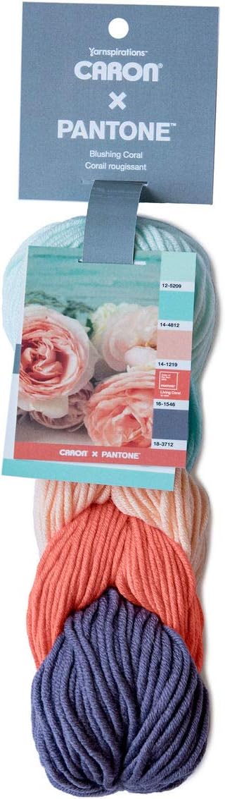Caron Yarn X Pantone BLSH, Blushing Coral