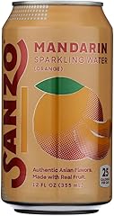 Sanzo, Water Sparkling Mandarin Single, 12 Fl Oz