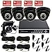 VideoSecu 4 Channel H.264 Real Time Network DVR CCTV Security System, Stand Alone Digital Video Recorder DVR System with 2TB 3.5