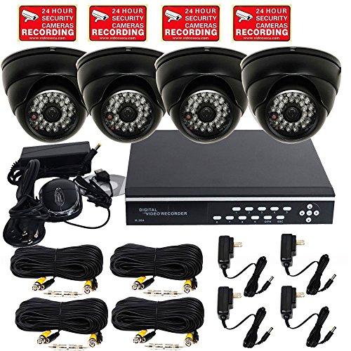 VideoSecu 4 Channel H.264 Real Time Network DVR CCTV Security System, Stand Alone Digital Video Recorder DVR System with 2TB 3.5