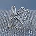 Oxford Diamond Co Filigree Butterfly Solid .925 Sterling Silver Ring Sizes 4-13 (12)