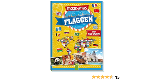 Sticker Atlas Flaggen Uber 250 Sticker Amazon Es Carla Felgentreff Libros En Idiomas Extranjeros