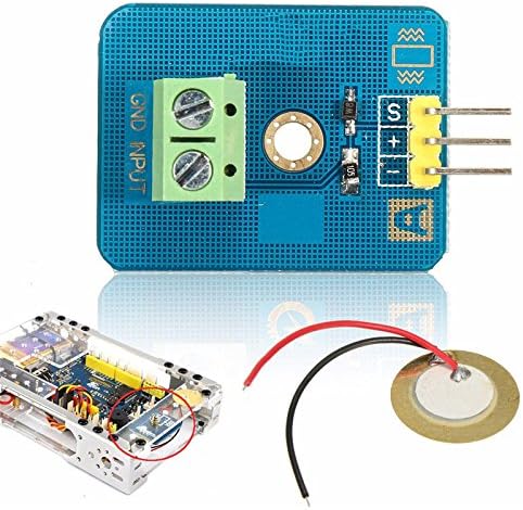Ceramic Piezo Vibration Sensor Analog Output Electronic Components Supplies Sensors