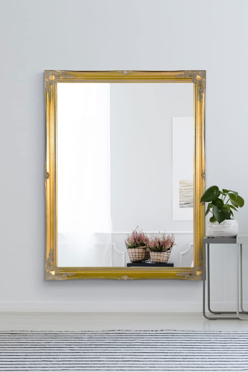 Huge Ornate Gold Overmantle/Wall Mirror complete with Premium Quality Pilking.